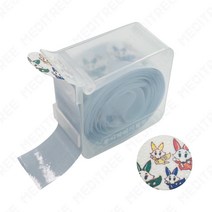 모아 모아랩밴드 키즈밴드 20mm x 100매 주사원형밴드, 1개