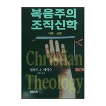 복음주의 조직신학 - 상 (서론.신론) Christian Theology / 신약 신학 교제