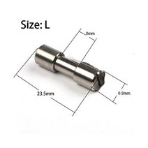 황동/스테인레스 스틸 볼트 패스너 나사 DIY 핸들 재료 잠금 샤프트 리벳 10 개, 10pcs Stainless L
