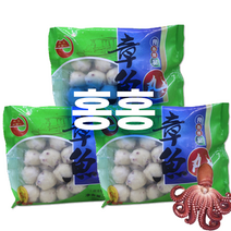 홍홍 중국식품 훠궈 마라탕사리 냉동 피쉬볼 문어볼 완자볼, 400g, 3개