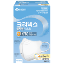 KF80 입체마스크 화이트 소형10P, KF80 입체마스크 화이트 소형10Px2개