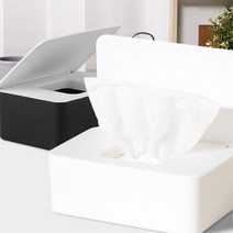 피부관리실 심플 청결 완벽밀폐 물티슈 보관함 학원 이사박스 원룸이사박스, 리브리움 물티슈보관함 화이트