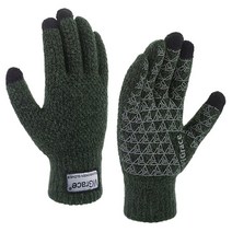 ViGrace Winter Warm Touchscreen Gloves for Men and Women Touch Screen Fleece Lined Knit Anti-Slip Wo