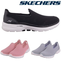 스케쳐스 여름 시원한 여성 슬립온/신발 23년신상품 3종 고워크 쿨 메쉬소재 초경량 반발력 지지력 장시간 보행 편안함