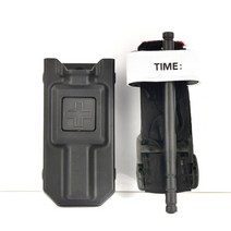 서바이벌 생존키트 가방 비상용 백패킹 전술 응급 처치 키트 케이스 빠른 지혈 홀더, bk 세트