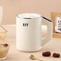 미니 전기 포트 800ml 주전자 다기능 건강 냄비 스마트 휴대용 열 스튜 수프 컵 끓는 220V, 02 White, 01 EU