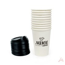 일회용핫컵(13온스)&뚜껑세트_8861