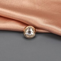 블라우스 셔츠 오픈방지 자석 옷핀 매너 브로치 뱃지 브로찌 배찌 E.세모큐빅