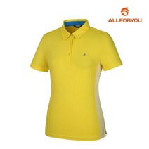 [올포유] [올포유] 여성 절개 카라 반팔 티셔츠 AWTYJ6103-203_G