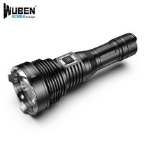 우벤 T102 PRO 고성능 손전등 3500루멘 휴대용 써치라이트 충전식 LED 랜턴, 1세트, 본체단품만(배터리/충전기 제공없음)
