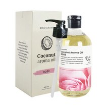 다오코리아 태국 코코넛 아로마 마사지 오일 480ml 로즈, 단품