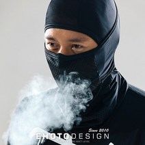 이호토 여름 올인원 바라클라바 쿨 냉감 자외선차단 낚시 골프 바이크 오토바이, 블랙
