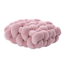 태양열 집열기 우단 방석 소파 거실 실내 길쌈된 쿠션, 핑크 2