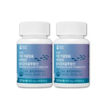 어골칼슘 비타민DK 폴리감마글루탐산 PGA 칼슘제 비소성 생선뼈 어류 MSM 식이유황 글루코사민 영양제 활성형비타민D3 망간 X 60정 2병