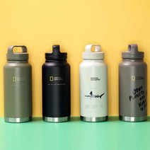 [내셔널지오그래픽] 에어터치 벤티 이중 스텐 텀블러 보온병 보냉병, 내셔널 에어터치 벤티 이중 스텐 텀블러_어반그레이