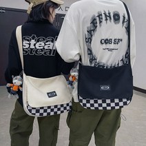 남자가방 학생 대학생 옆가방 체스판 포인트 크로스백 가방 메신저백 _ 643699EA