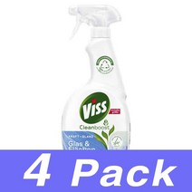 비스 그라스 유리 세정제 파워 샤인 클리너 스프레이 Viss Kraft Glanz Reiniger 750Ml 4개