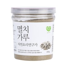 국내산 100% 멸치 가루 분말 천연 조미료 파우더 큰용기, 200g, 1개