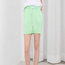 oem 여름 시원한 밴딩 조임끈 포켓 부드러운 여성 반바지 여자바지 여자코디 3WAEE5D4