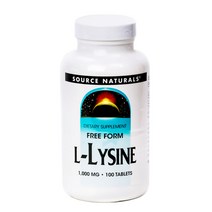 소스내츄럴스 L-라이신 1000mg 타블렛, 100정, 1개