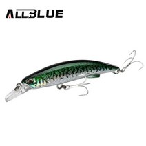 allblue new zoro 90s 헤비 웨이트 미노우 92mm 38g 낚시 루어 싱킹 저크베이트 하드 워블러 bkk hook 인공 미끼 태클, 색칠하다