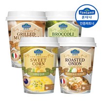 [샘표] [폰타나] 간편한 분말즉석 컵수프 20g x 12개 구성, 선택:04_어니언 수프 6개 + 체다치즈 수프 6개