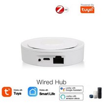 Tuya 스마트 홈 지그비 3.0 다기능 게이트웨이 허브 Ble Mesh WiFi IR 무선 원격 컨트롤러 Alexa Google S, 04 Zigbee Wired, 05-Zigbee Wired