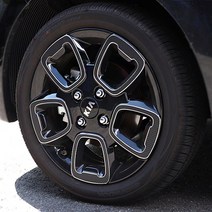 한스몰 더뉴 레이 15인치 타이어 휠 스티커 랩핑 차량 용품, 1개, Q타입_