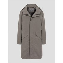 [로가디스](RY423TC12B)내추럴 후디드 롱 코트 - 옐로이시 브라운 ROGATIS MIA