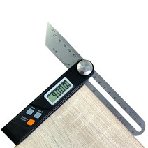 Digital Angle Protractor Bevel 360 Degree Stainless Steel Electronic Inclinometer Finder Ruler Teste, 한개옵션0