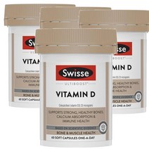 호주 스위스 Swisse Vitamin D 비타민D 60캡슐, 4팩