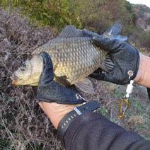 빠른발송 낚시물고기집게장갑 낚시장갑 물고기집게 뜰채 민물바다루어, 왼쪽(색상랜덤)