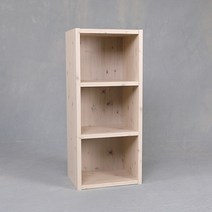 아레다 2단3단4단 공간박스 책장 큐브 칼라 박스 400 600, 400 사이즈 3단/워시