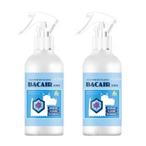 [동물용의약외품] 바케어 항균탈취제 안심성분 500ml 강아지오줌냄새제거 고양이탈취제 배변판소독 냄새제거 반려동물오줌냄새 화장실냄새제거, 2개