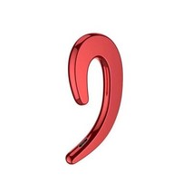 무선골전도 블루투스이어폰범용 골전도 이어폰 무선 블루투스 4.2 스포츠 스테레오 헤드셋 for xiaomi for xiaomi for iphone 7 8 x골전도블루투스이어폰, 빨간색