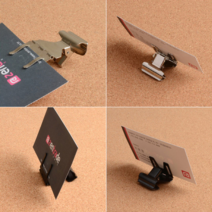 심플한 경첩 쇼 클립 집게 디자인 네임택 매장 레스토랑 가계 편의점 가격표 전시 창업 개업 필수템 빵 이, 색상, 스텐