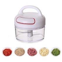 mincer cutter food shredder manual 마늘 masher mini food chopper grinder kitchen handheld stainless st, 하얀