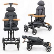 ABON 유모카플러스 휴대용유모차, 1대 블랙