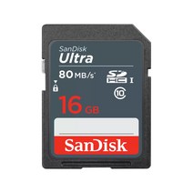 샌디스크 울트라 80MB s SD 카드 SDSDUNS-016G-GN3IN, 16GB