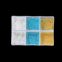 견고한 새로운 스타일 30g 버블 볼 비즈 실리콘 몰드에 대한 작은 유리 비드 수지 필링 UV 에폭시 필러 DIY, 06 Style 07