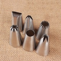 구겔호프 틀 미니 빵틀 홈베이킹 개대 스테인레스 스틸 컵케익 쿠키 노즐 배관 과자 노즐 팁 베이킹 노즐 퐁당 케이크 도구, 쇼와 같이