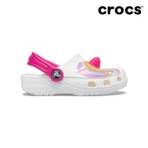 [크록스(CROCS)] [크록스] 키즈 펀랩 나는유니콘 화이트 207073-100