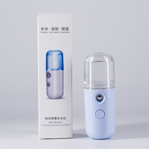 휴대용 나노 핸디 미스트기 스프레이 페이스 모이스처라이저 스킨 케어 도구 페이스 머신, 푸른