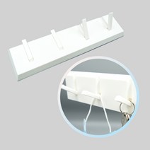 벽에붙이는 접착식 도어후크 모자 가방 현관마스크 걸이 고리, 화이트