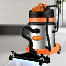 집진기 청소기 산업용 공장 사무실 작업장 목공 먼지, 70L 3600W 듀얼 모터 접지 브러시