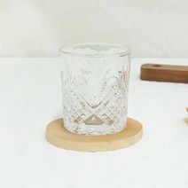 기타 크리스탈언더락 225mL 4P 레트로잔 홈카페 유리컵, 본상품