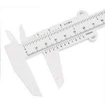 지름 두께측정자 플라스틱 캘리퍼스 사이즈재기 공구, 화이트