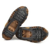 아이젠 24 치아 스파이크 크램폰 아이스 스노우 그립 도보 클리트 스파이크 크램폰 미끄럼 방지 신발 신발 부츠 눈 하이킹 낚시, 단일옵션