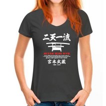 검도복 하카마 검도도복 도복 2022 새로운 반팔 일본 디자인 무사시 사무라이 검도 스쿨 Niten Ichi Ryu 티셔츠 100 코튼 티