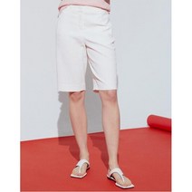 20SS 헤지스레이디스 HSPA0B310OW 화이트 단색 린넨혼방 반바지